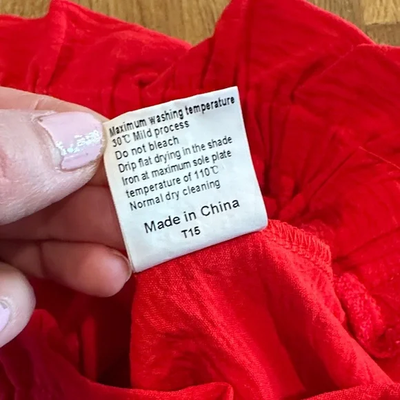 Exlura | Women's Red Set - Picture 7 of 14